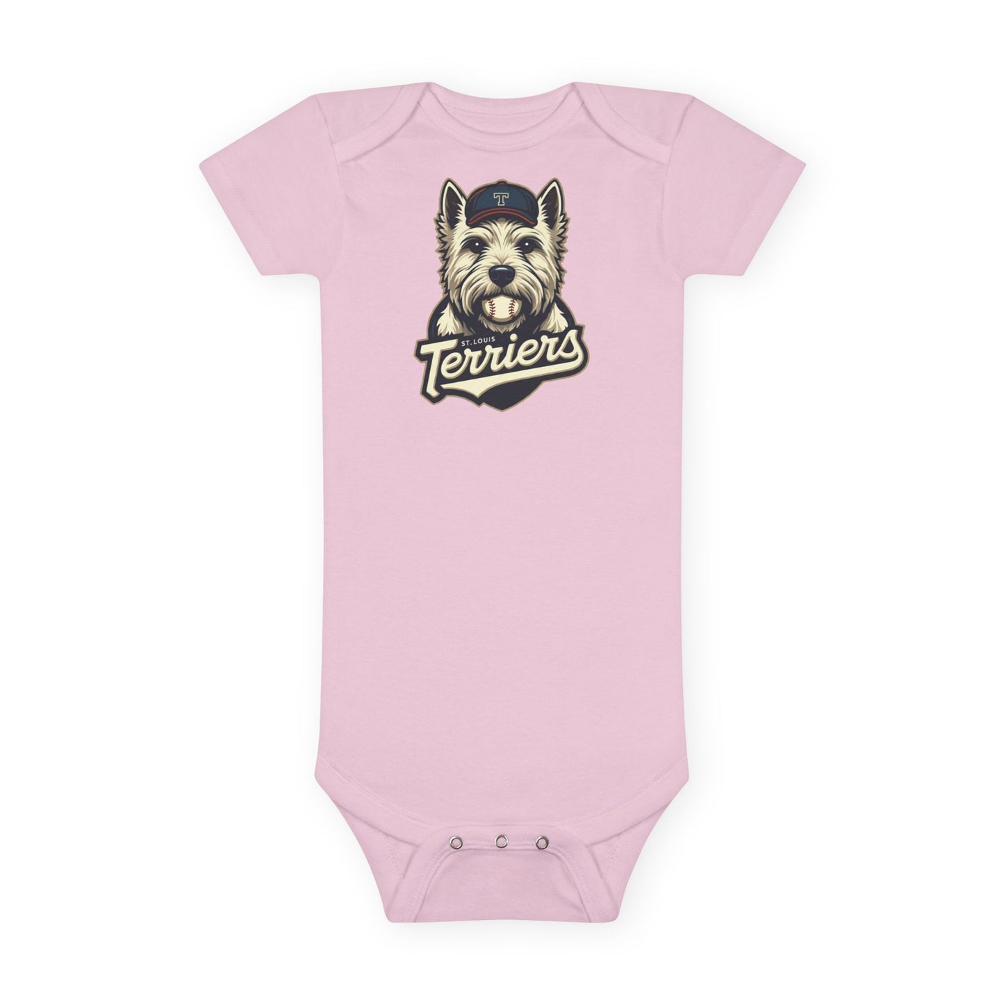 St. Louis Terriers / Baby Baseball Onesie