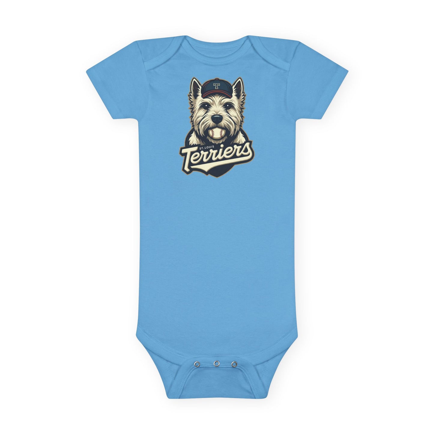 St. Louis Terriers / Baby Baseball Onesie