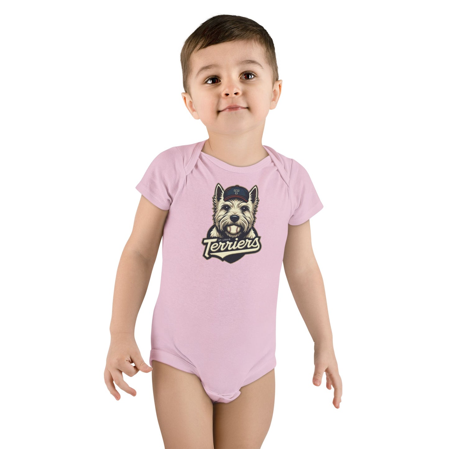 St. Louis Terriers / Baby Baseball Onesie