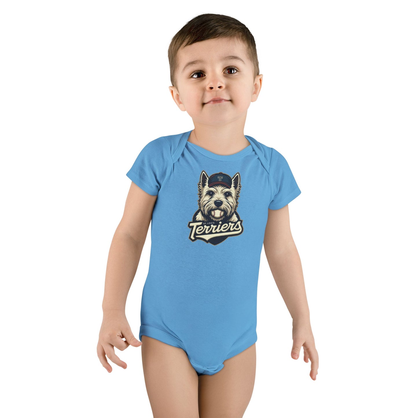 St. Louis Terriers / Baby Baseball Onesie